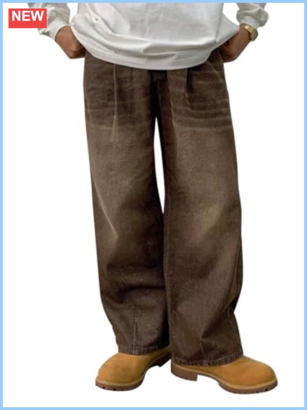 Wide Leg Baggy Jeans Loose Fit Denim Skater Y2K Streetwear